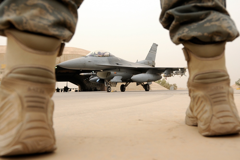 169th Fighter Wing conducts operations at Joint Base Balad