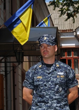 Navy Chief Returns to Home Land After 17 Years to Support Exercise Sea Breeze 2010