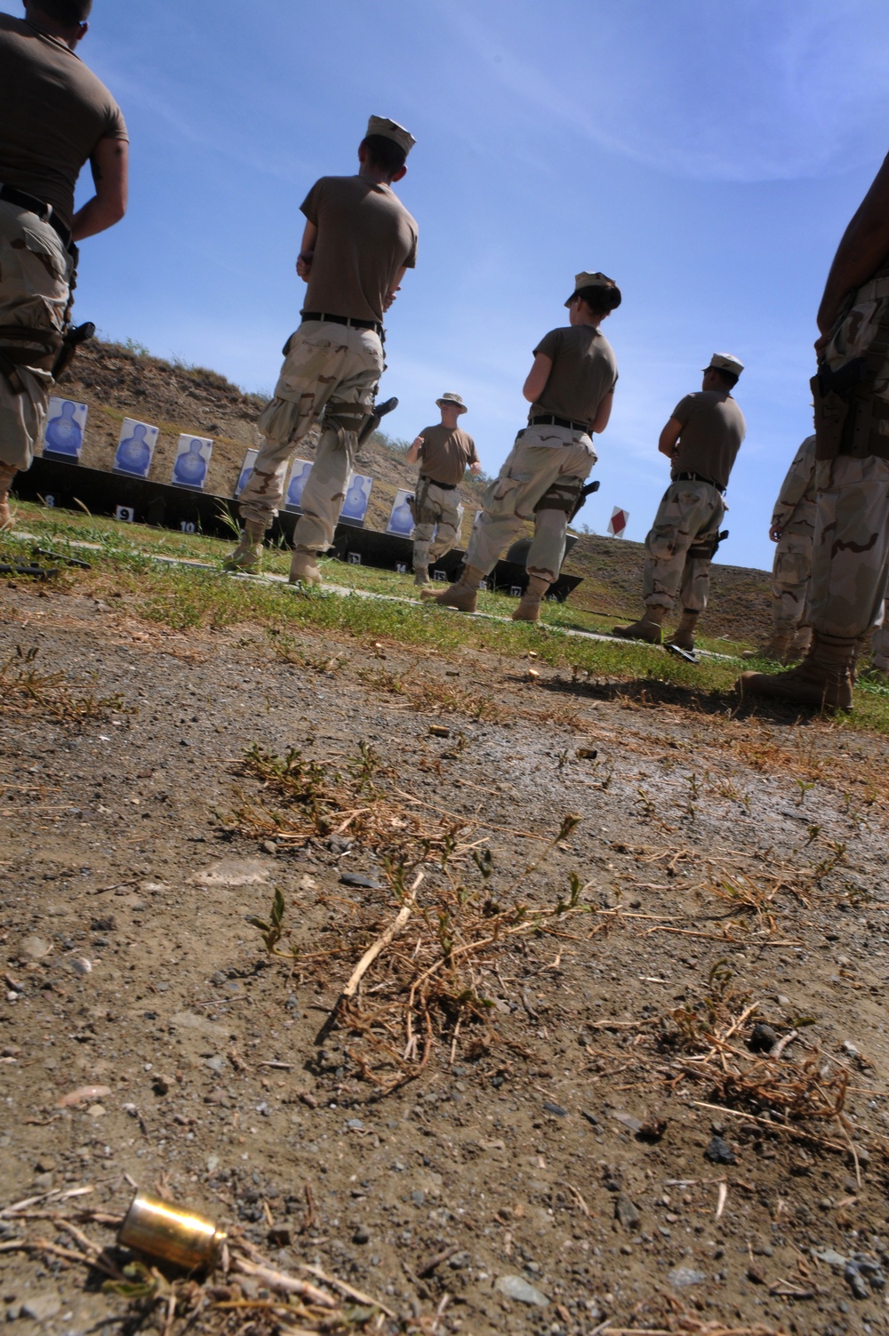 Sailors at Guantanamo Weapon Range