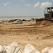 Engineers reinforce land bridge at Thunder Bayou
