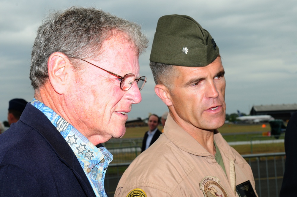Senator Inhofe Tours Farnborough's US Assets