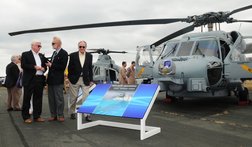 Senator Dodd Tours Farnborough's U.S. Assets