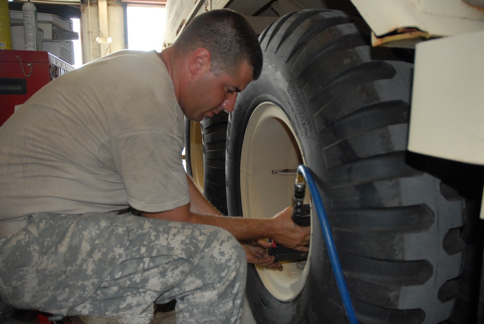 Mechanics Keep Fires Brigade Rolling