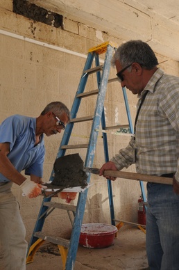Cavalry Soldiers doll up Marez for transition
