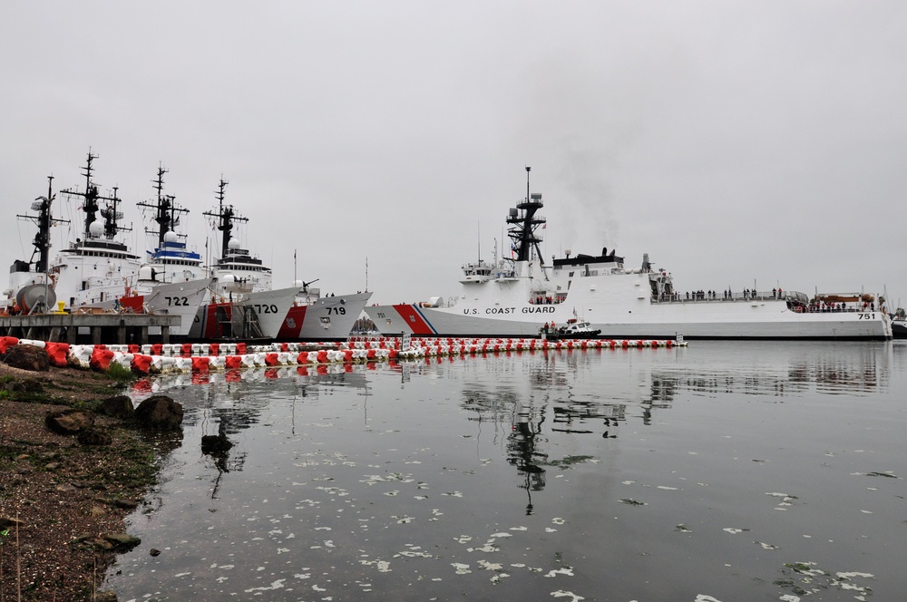 Coast Guard Cutter Waesche Returns From Patrol