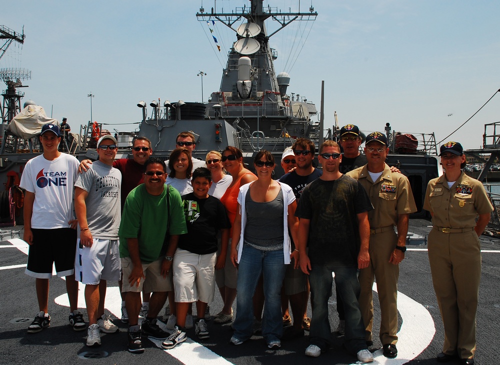 Tim Allen Takes a Tour of Ships Aboard NAVSTA Norfolk