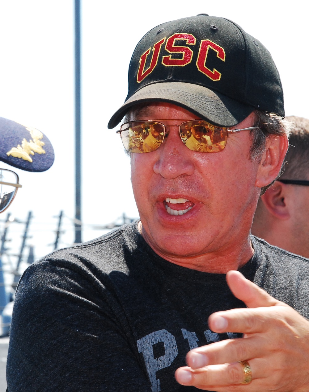 Tim Allen Takes a Tour of Ships Aboard NAVSTA Norfolk