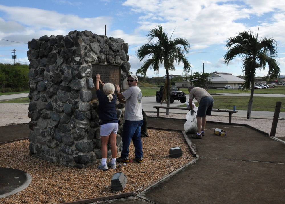 GTMO CPOs Refurbish Base Memorials
