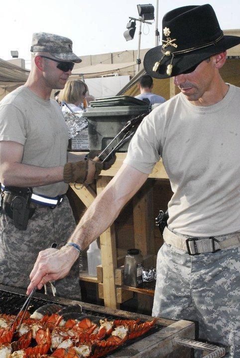 Iron Brigade grills out on the Fourth