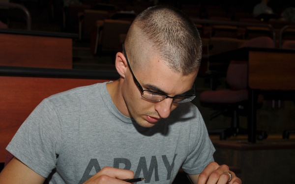 Army Reserve Best Warrior In-Processing