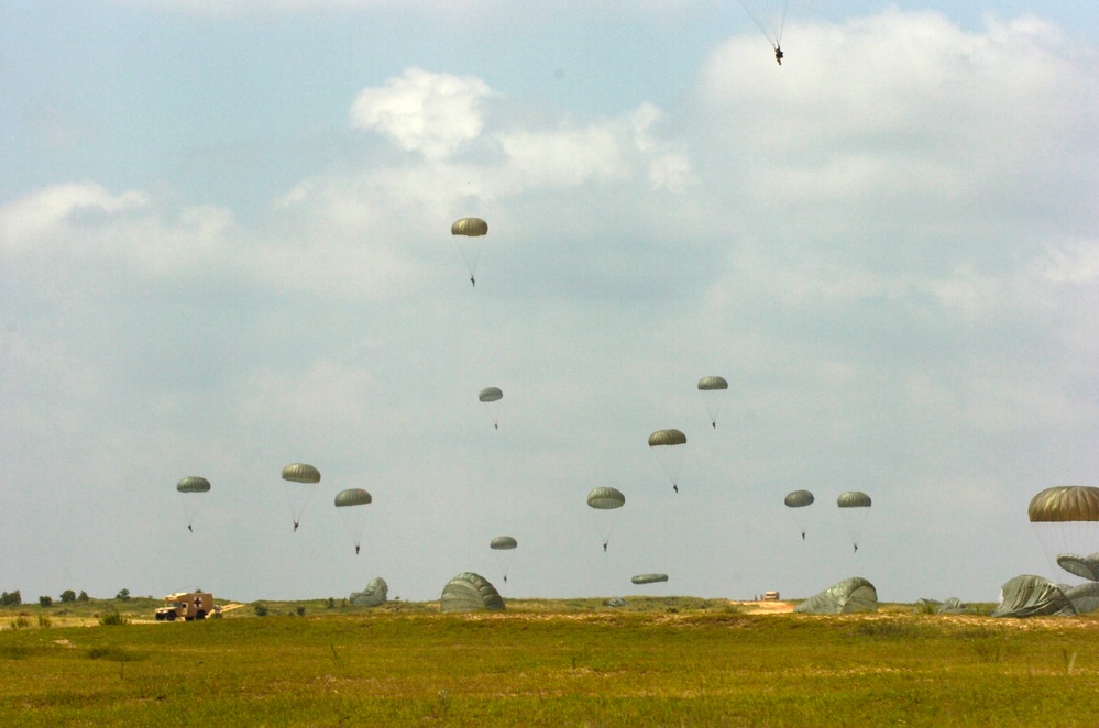 82nd Airborne Conducts Training Jump