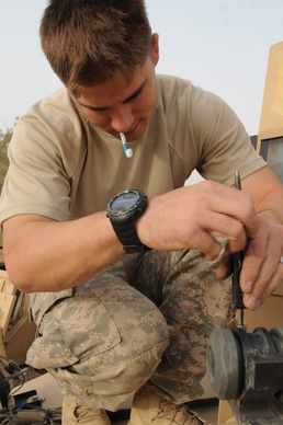 Infantry company reacts, bonds under fire