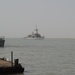 USS Ardent ashore in Iraq