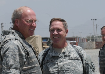 NGB Chief, governors visit troops in Middle East