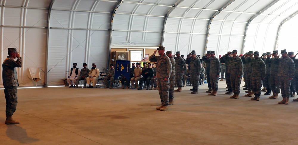 U.S. Air Force 838th Air Epeditionary Wing change of command in Shindand, Afghanistan