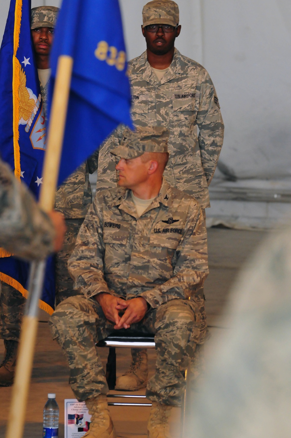 U.S. Air Force 838th Air Epeditionary Wing change of command in Shindand, Afghanistan