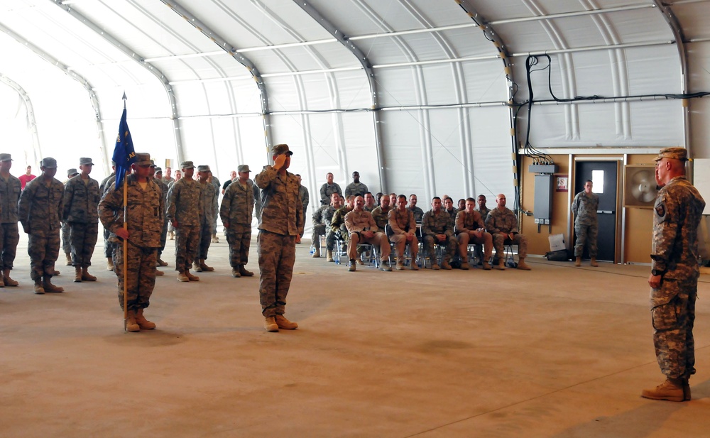 U.S. Air Force 838th Air Epeditionary Wing change of command in Shindand, Afghanistan