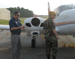 Fires Brigade Soldier Volunteers With CAP