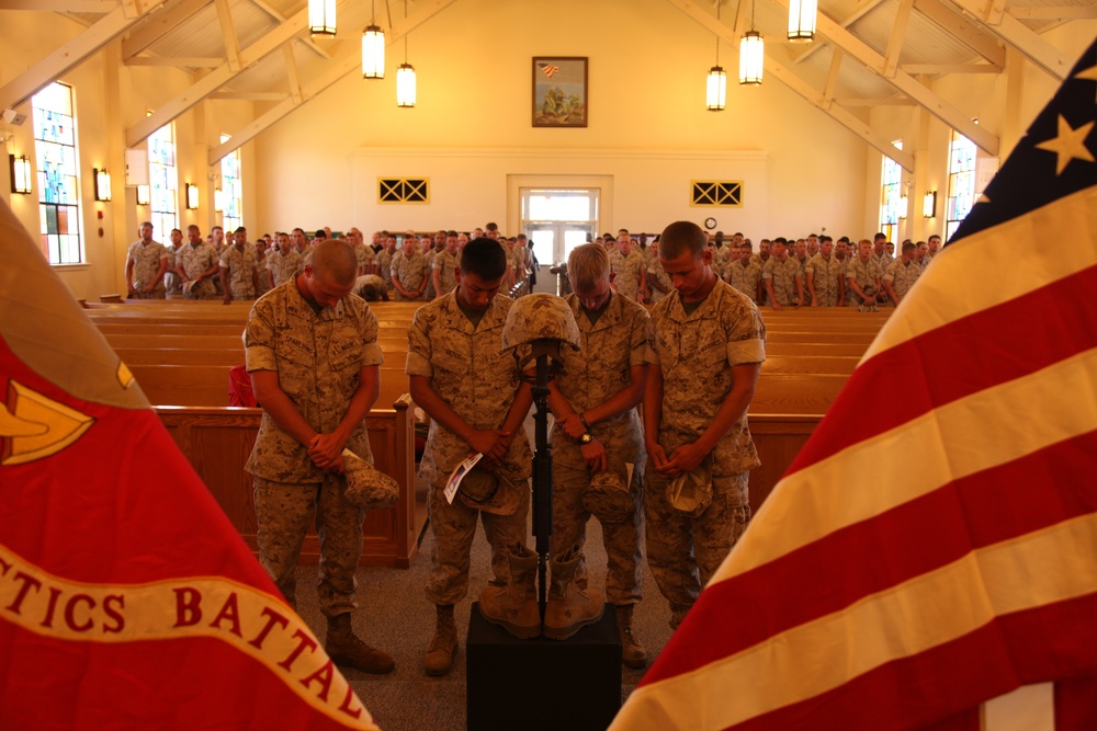 Many Gather to Mourn the Loss of Fellow Marine