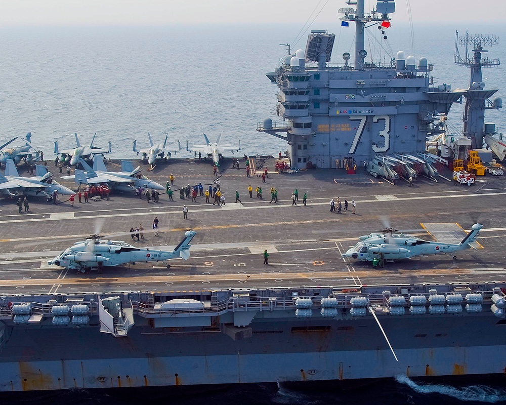 USS George Washington action