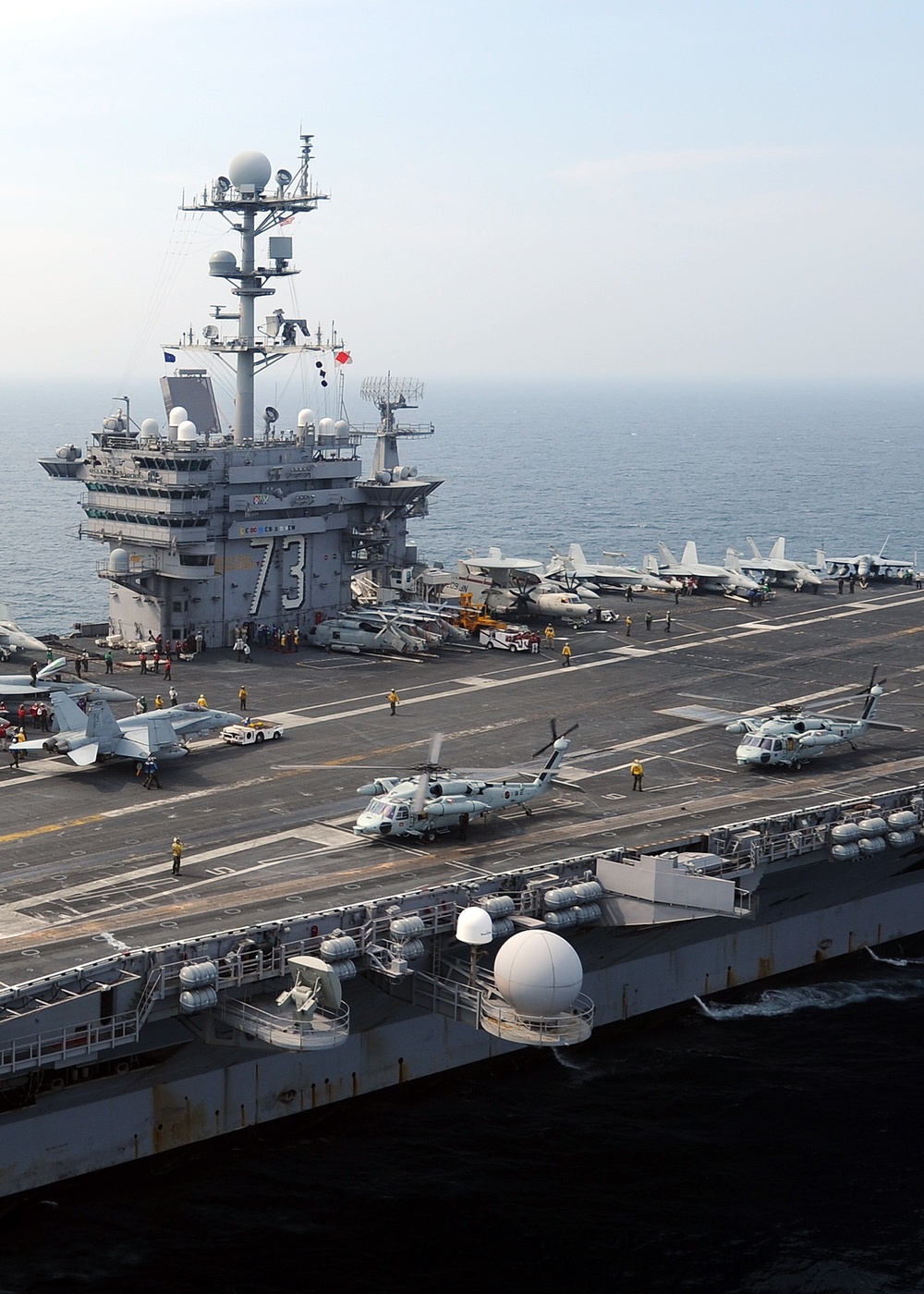 USS George Washington action