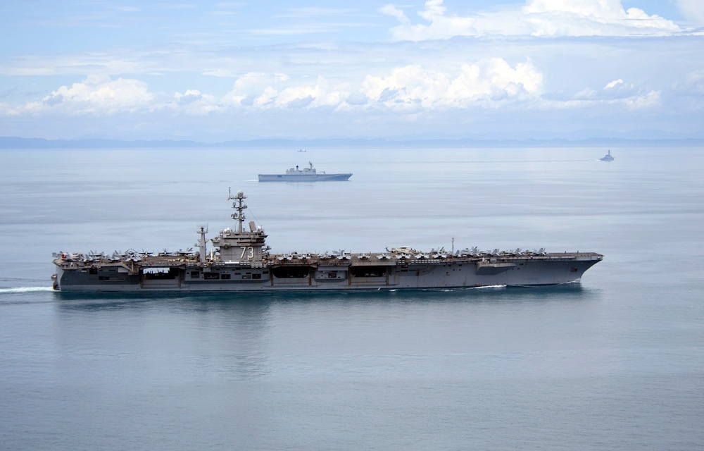 USS George Washington action