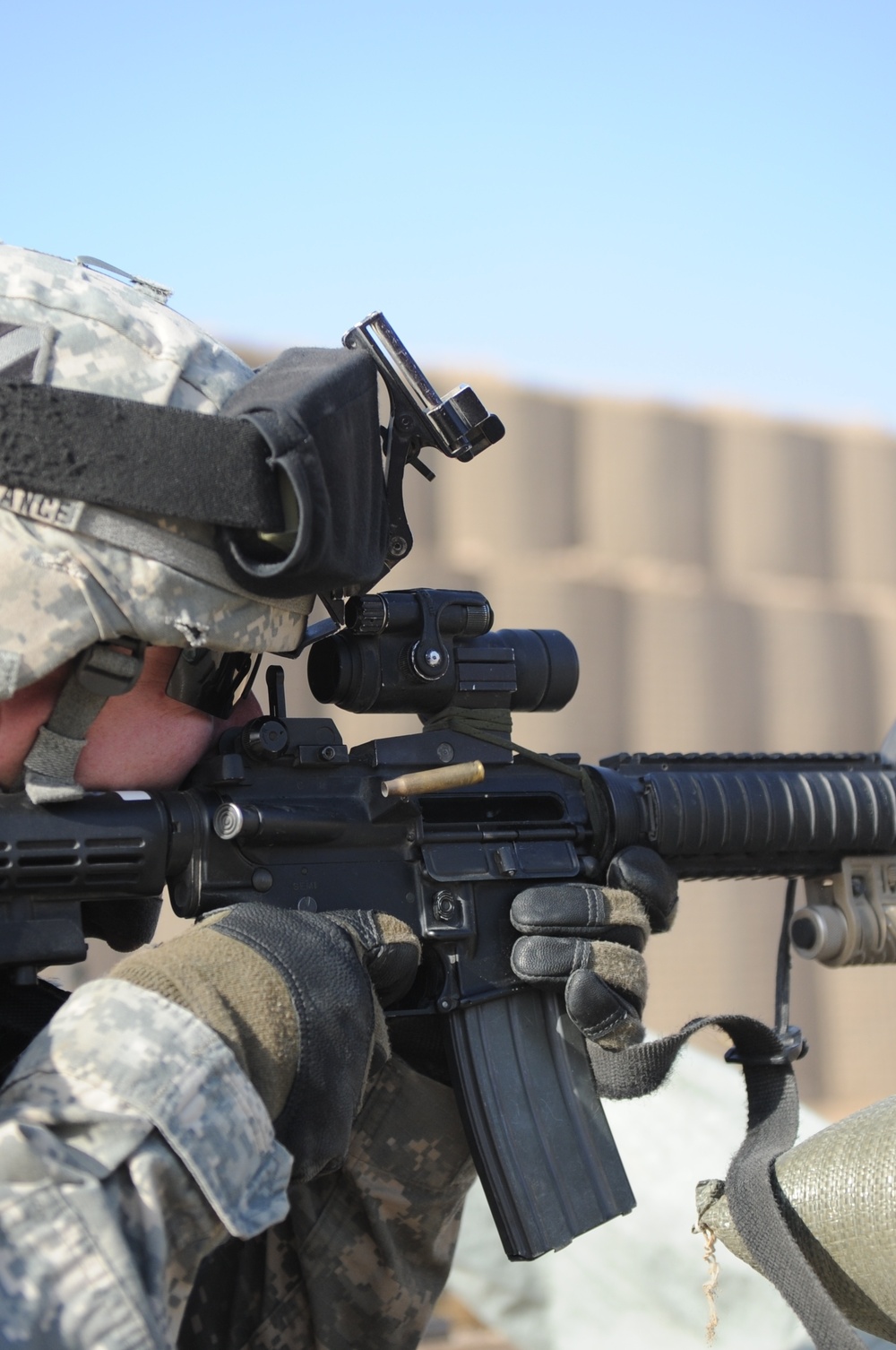 1st Advise and Assist Brigade conduct weapons qualification