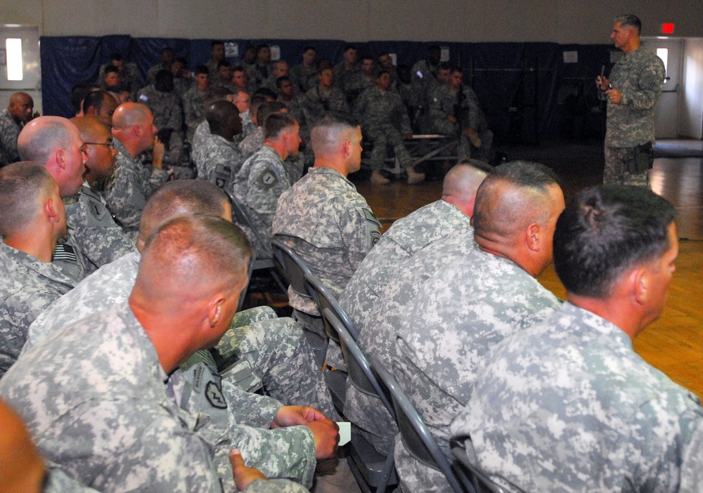 Task Force Marne Commander, CSM Welcome