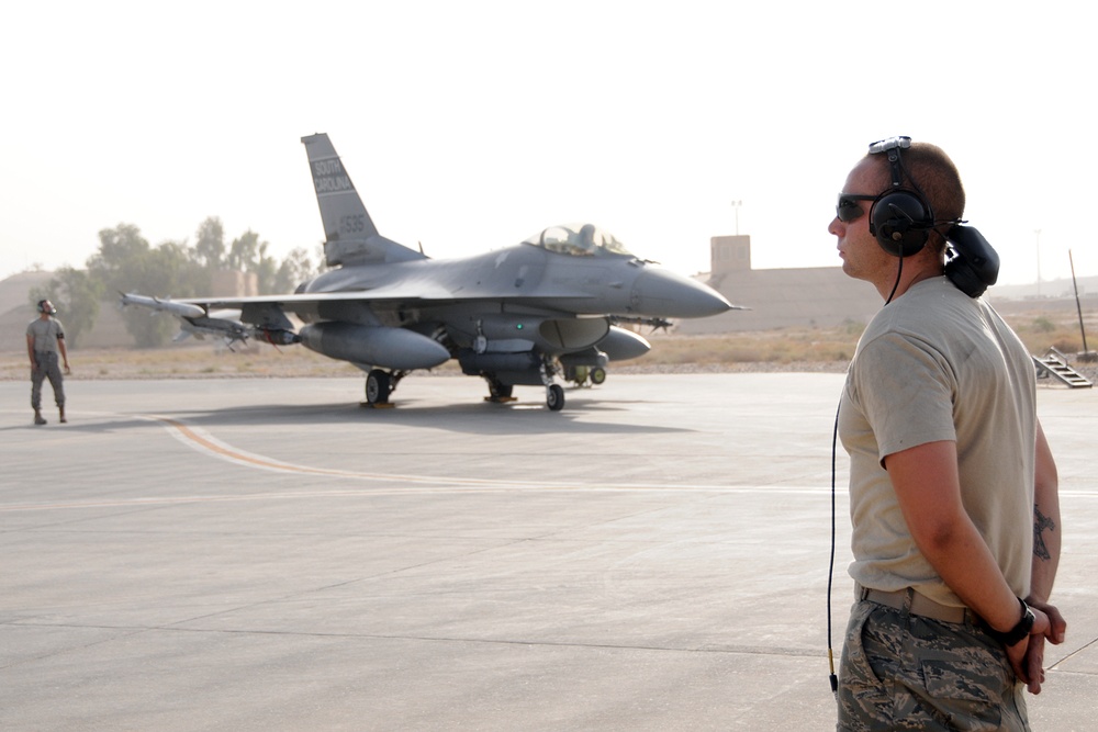 169th Fighter Wing crews conduct missions from Joint Base Balad