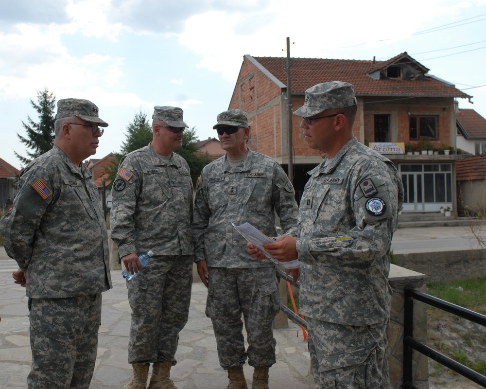 Adjutants general visit Camp Bondsteel, and surrounding area