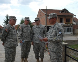 Adjutants general visit Camp Bondsteel, and surrounding area