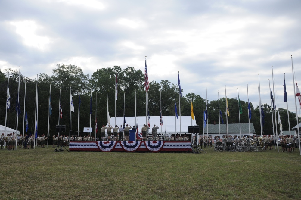 'Reveille' Held at Boy Scout Jamboree