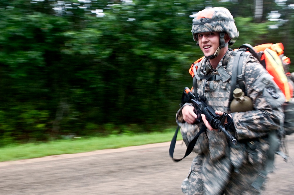 Ruck march for 2010 Army Reserve Best Warrior Competition