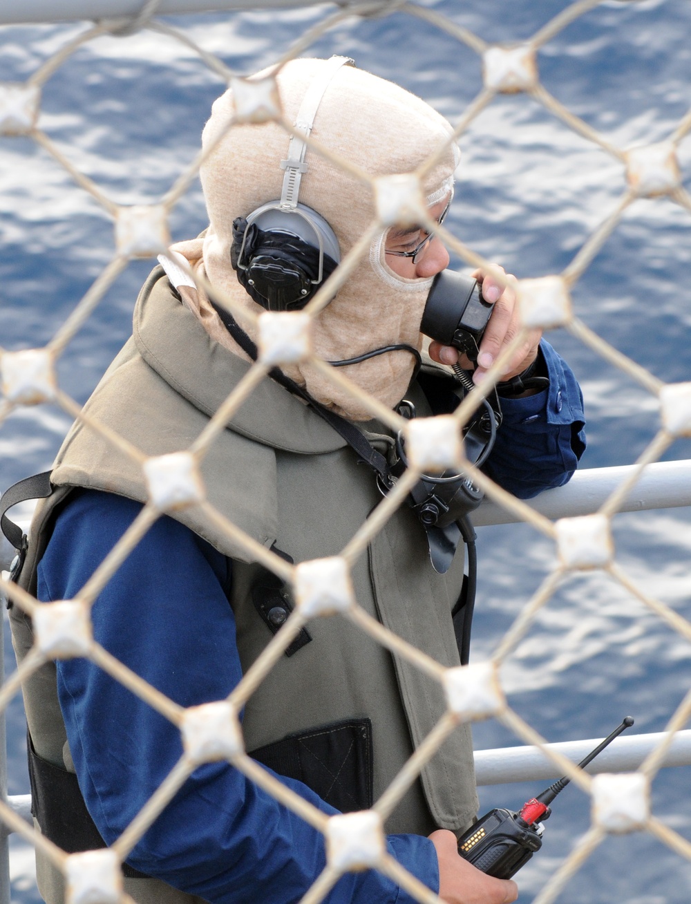 gun shoot Aboard USS Wasp