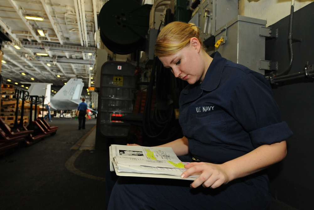 Truman sailors stay sharp