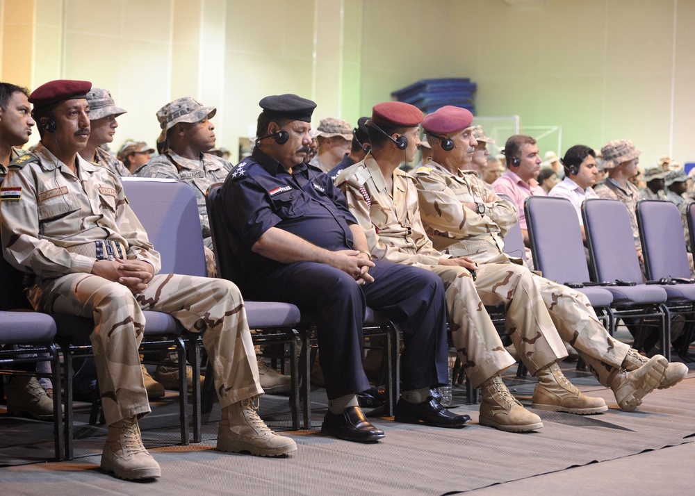 FOB Warhorse Transfer Ceremony