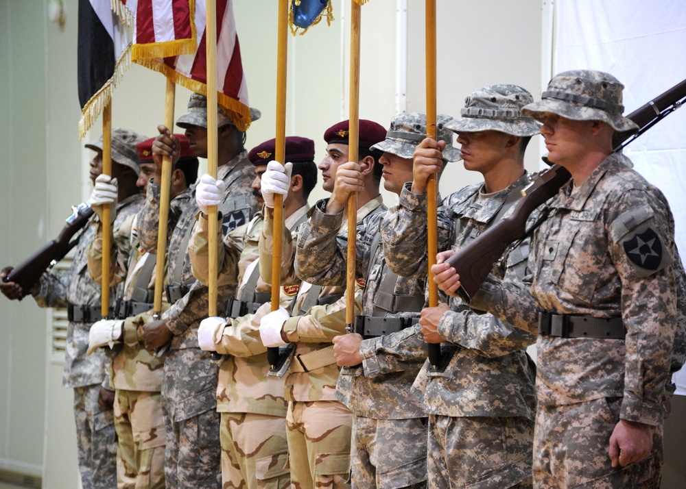 FOB Warhorse Transfer Ceremony