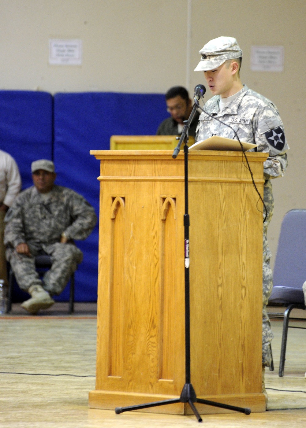 FOB Warhorse Transfer Ceremony