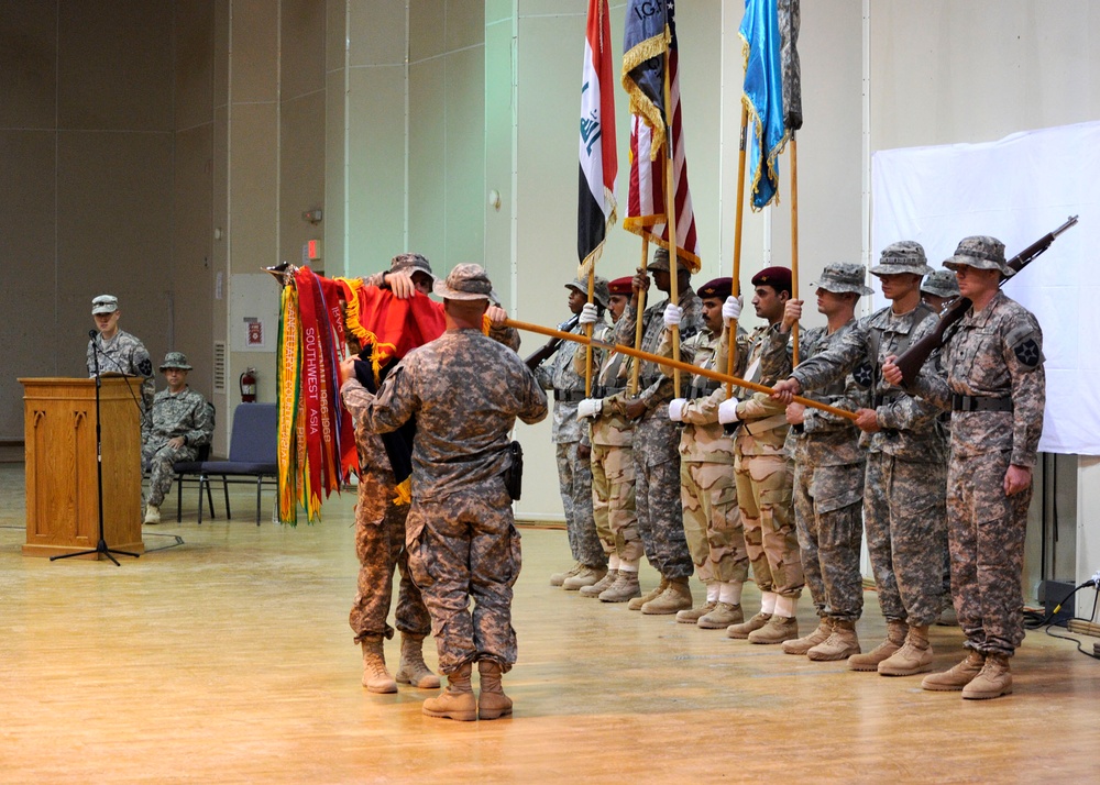 FOB Warhorse Transfer Ceremony