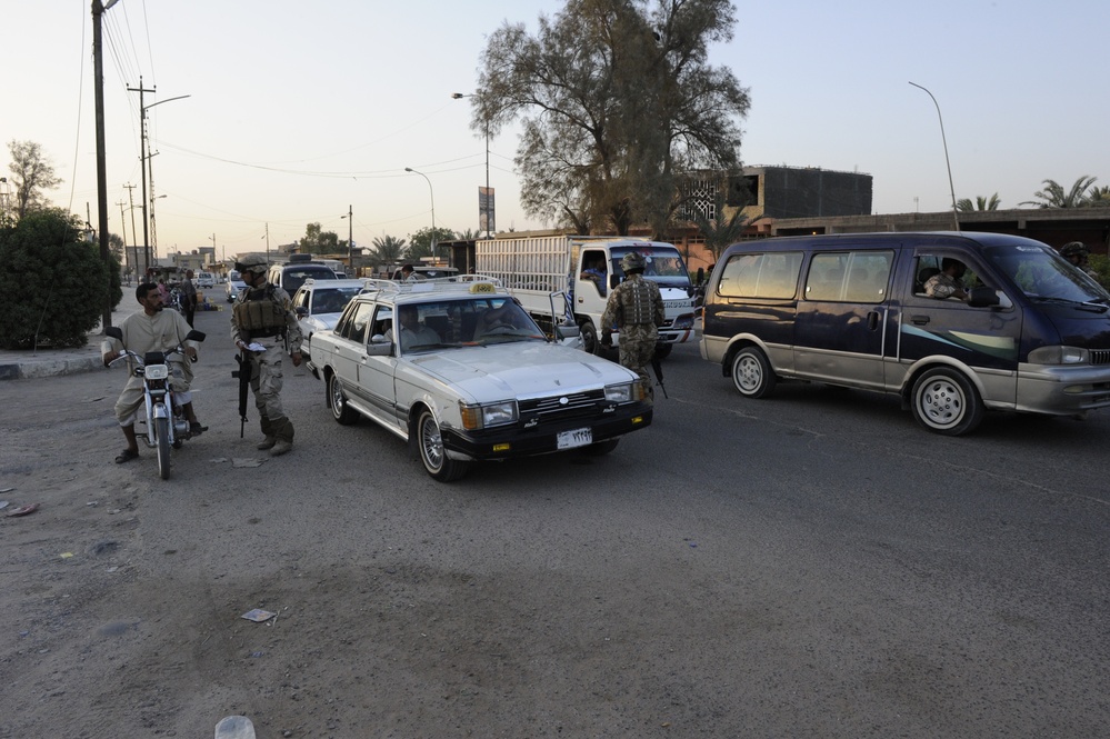 Joint Security Station Basra Operations Command Patrol