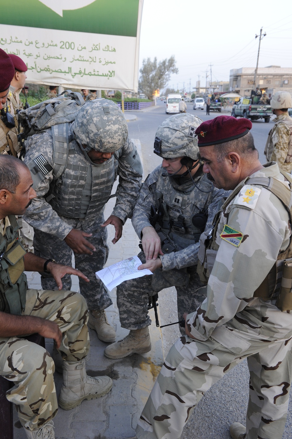 Joint Security Station Basra Operations Command Patrol