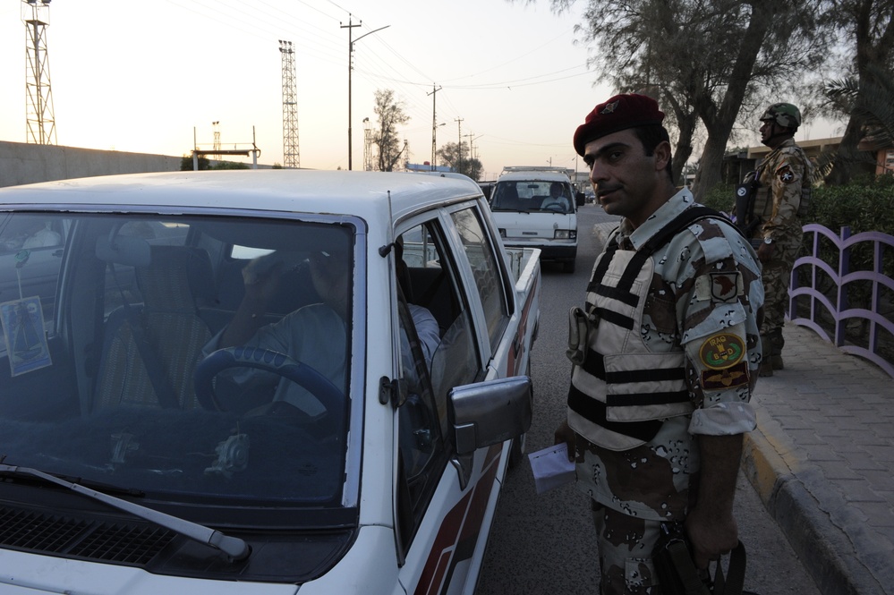 Joint Security Station Basra Operations Command Patrol