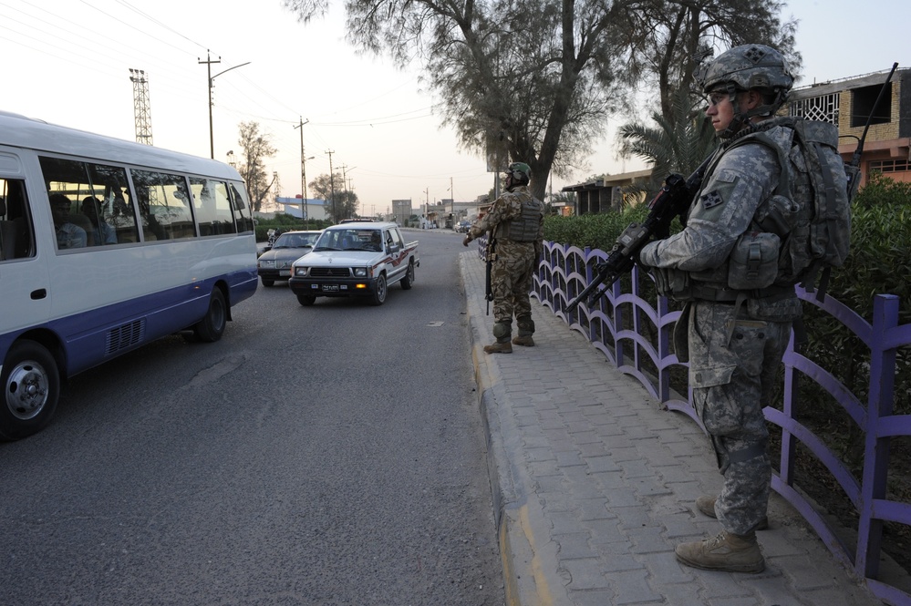 Joint Security Station Basra Operations Command Patrol