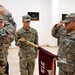 313th Medical Company cases their colors