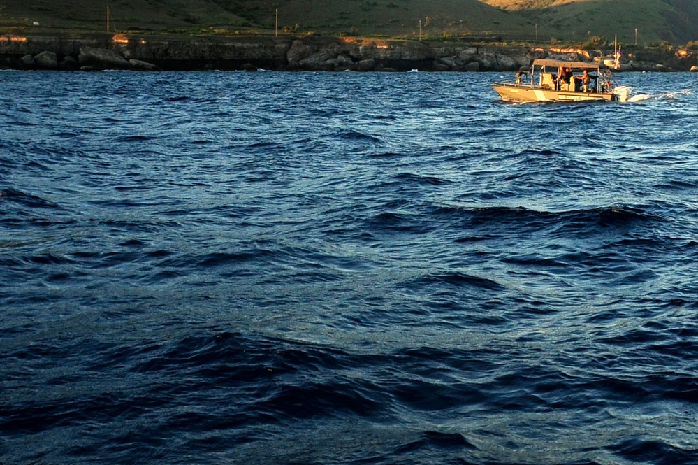 U.S. Coast Guard Patrols Guantanamo Bay