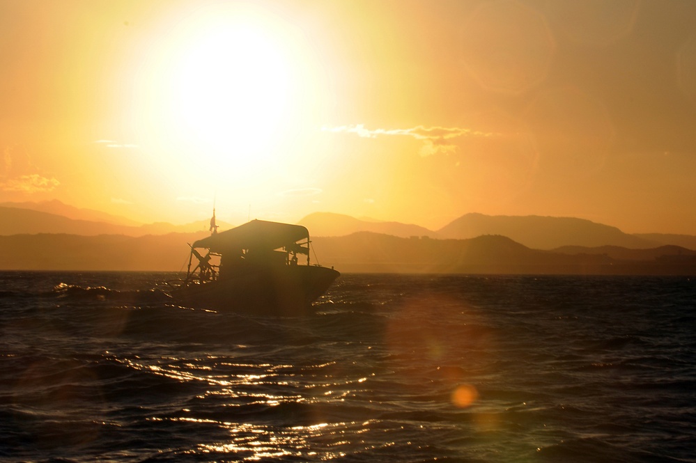 U.S. Coast Guard Patrols Guantanamo Bay