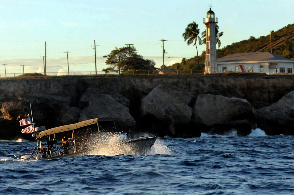 U.S. Coast Guard Patrols Guantanamo Bay