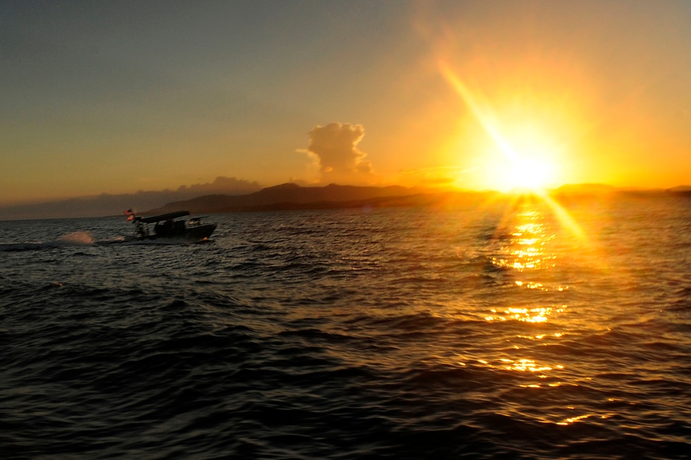 U.S. Coast Guard Patrols Guantanamo Bay