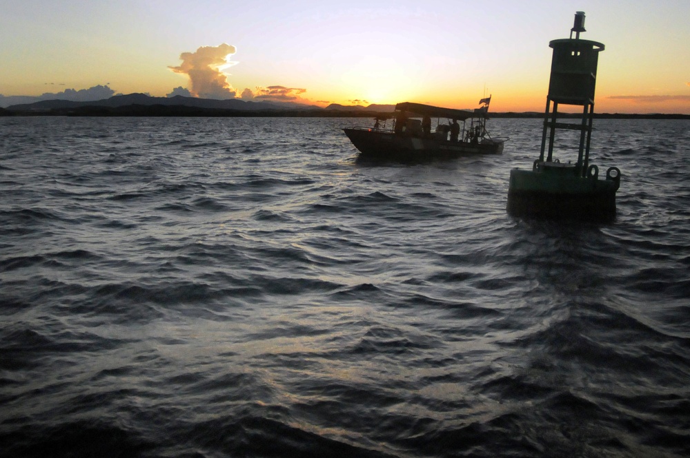 U.S. Coast Guard Patrols Guantanamo Bay