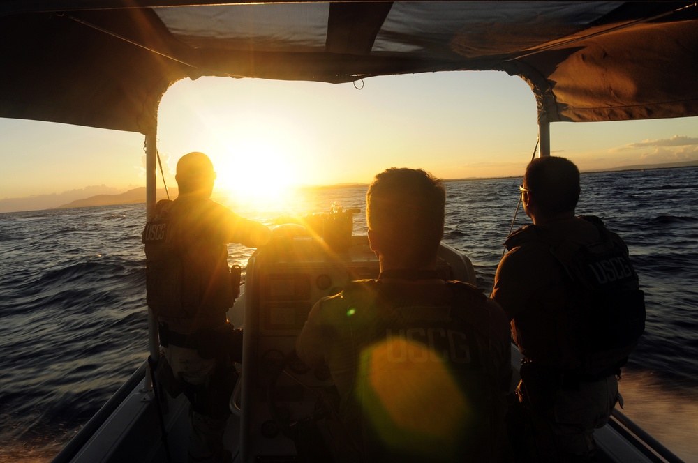 U.S. Coast Guard Patrols Guantanamo Bay